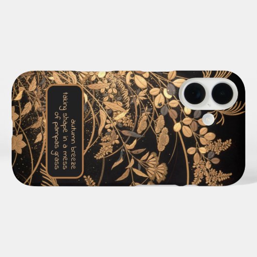 Prachtig Japans Hoesje met Kigin’s haiku (Achterkant (horizontaal))