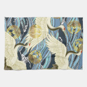 prachtig japans patroonontwerp theedoek (Horizontaal)