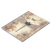 Prachtig junkjournaal met libel & vlinder notitieboek (Linkerzijde)