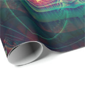 Prachtig kaleidoscoop met meerdere kleuren, bloemp cadeaupapier (Rol Hoek)