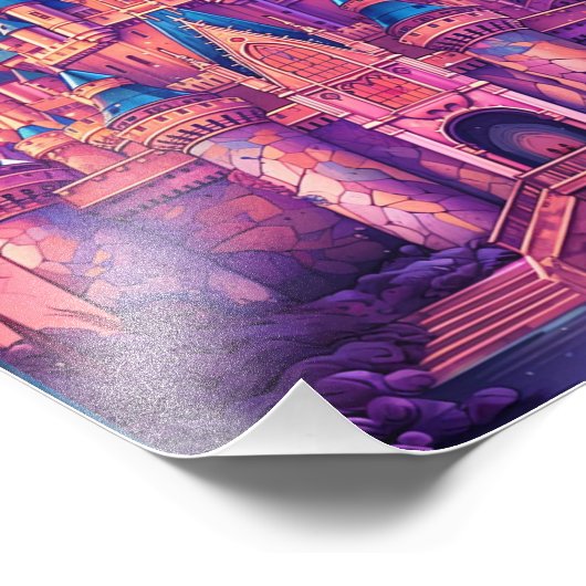 Prachtig kasteel foto afdruk (Hoek)