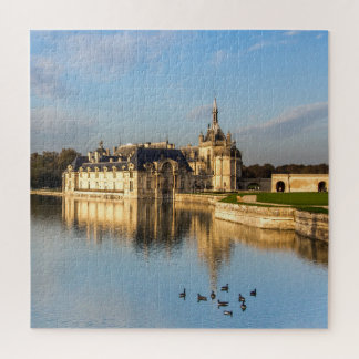 Prachtig kasteel puzzle Chateau de Chantilly Legpuzzel
