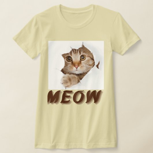 Prachtig kat T-shirt ontwerp (Laagn)