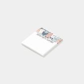 Prachtig kattenpatroon post-it® notes (Schuin)