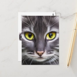 Prachtig kattenportret briefkaart