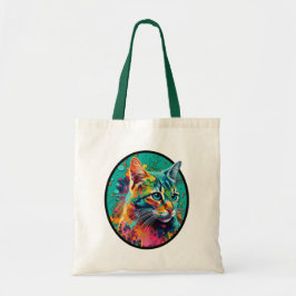 Prachtig kattenschilderij tote bag