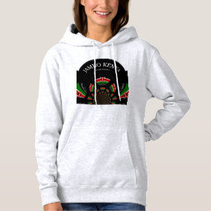 Prachtig Keniaans Tapijt: Keniaanse Vlag Vlinder Hoodie
