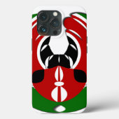 Prachtig Keniaans wandtapijt: Keniaanse Vlag Vlind Case-Mate iPhone Case (Achterkant)