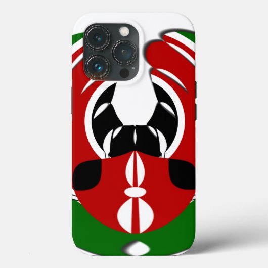 Prachtig Keniaans wandtapijt: Keniaanse Vlag Vlind Case-Mate iPhone Case (Achterkant)