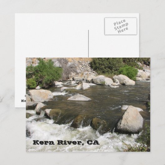 Prachtig Kern River Briefkaart! Briefkaart (Voorkant / Achterkant)