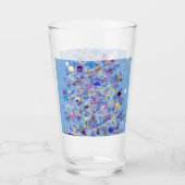 Prachtig kerstboomglas glas (Voorkant)