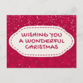Prachtig kerstBriefkaart Briefkaart (Voorkant)