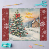 Prachtig kerstfeest Modern Collectie Tissuepapier (Craft)