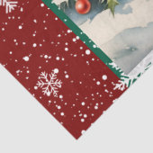 Prachtig kerstfeest Modern Collectie Tissuepapier (Detail)