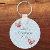 Prachtig kerstfeest sleutelhanger (Voorkant)