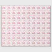 prachtig kerstfeest WRAPPING PAPIER (Vlak)