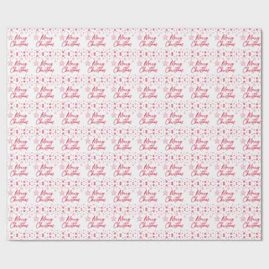 prachtig kerstfeest WRAPPING PAPIER (Vlak)