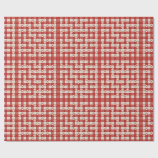 Prachtig kerstland cadeaupapier (Vlak)