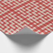 Prachtig kerstland cadeaupapier (Hoek)