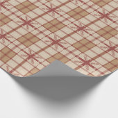 Prachtig kerstland cadeaupapier (Hoek)