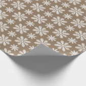 Prachtig kerstland cadeaupapier (Hoek)