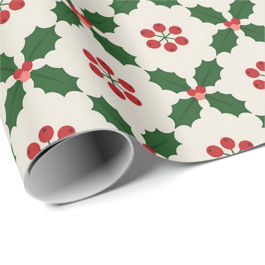 Prachtig kerstland cadeaupapier (Rol Hoek)