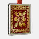 Prachtig kerstornament metalen ornament (Rechts)
