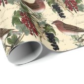 Prachtig kerstvizierpatroon cadeaupapier (Rol Hoek)