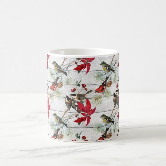 Prachtig kerstvizierpatroon koffiemok (Center)