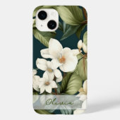 Prachtig klassiek bloemenpatroon Case-Mate iPhone case (Achterkant)