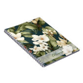 Prachtig klassiek bloemenpatroon notitieboek (Rechterzijde)