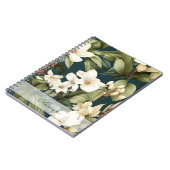 Prachtig klassiek bloemenpatroon notitieboek (Linkerzijde)