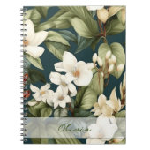 Prachtig klassiek bloemenpatroon notitieboek (Voorkant)