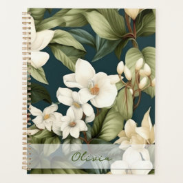 Prachtig klassiek bloemenpatroon planner