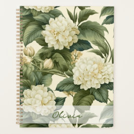 Prachtig klassiek bloemenpatroon planner