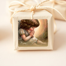 Prachtig klein meisje engel Radiant Light Halo