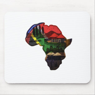 Prachtig Kleurrijk Afrikaans kaartontwerp Muismat