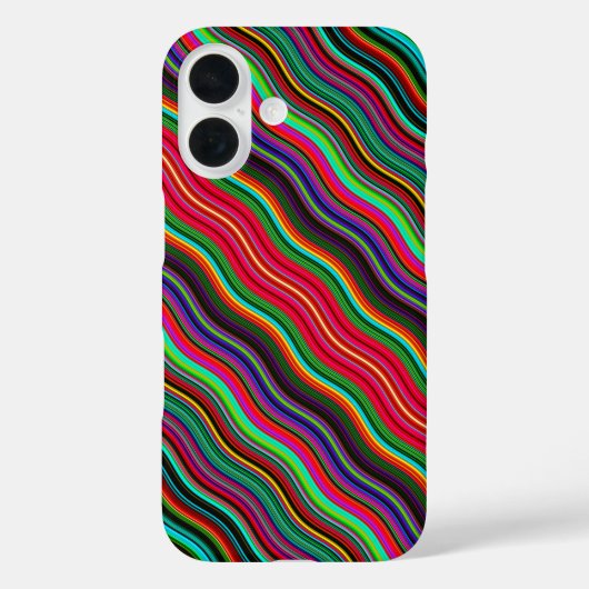 Prachtig kleurrijk avy Stripe Patroon Case-Mate iPhone Case (Achterkant)