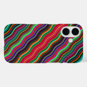 Prachtig kleurrijk avy Stripe Patroon Case-Mate iPhone Case (Achterkant (horizontaal))