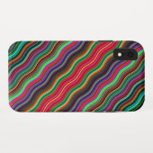 Prachtig kleurrijk avy Stripe Patroon Case-Mate iPhone Case (Achterkant (horizontaal))