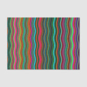 Prachtig kleurrijk avy Stripe Patroon Tissuepapier (Voorkant)