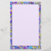 Prachtig kleurrijk bloemig Briefpapier (Voorkant)