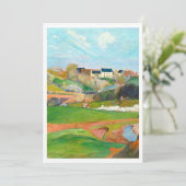 Prachtig kleurrijk landschap kaart (Staand voorkant)