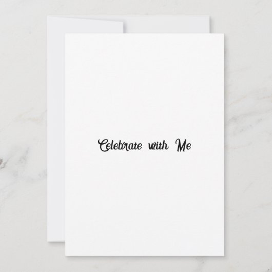 Prachtig kleurrijk landschap kaart (Achterkant)