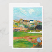 Prachtig kleurrijk landschap kaart (Voorkant / Achterkant)