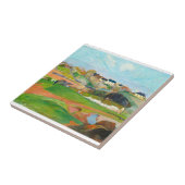 Prachtig kleurrijk landschap tegeltje (Zijkant)