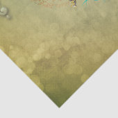 Prachtig kleurrijk paard met bloemen tissuepapier (Detail)