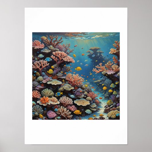 Prachtig koraalrif poster (Voorkant)