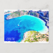 Prachtig Kreta Griekenland Panorama Uitzicht Briefkaart (Voorkant)