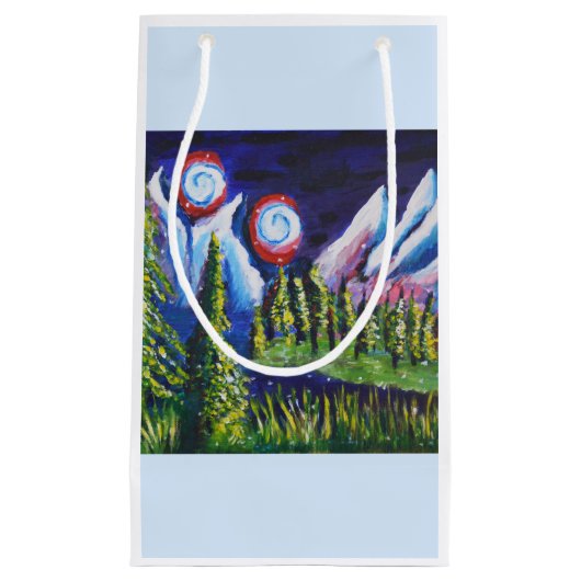 Prachtig kunstlandschap klein cadeauzakje (Voorkant)